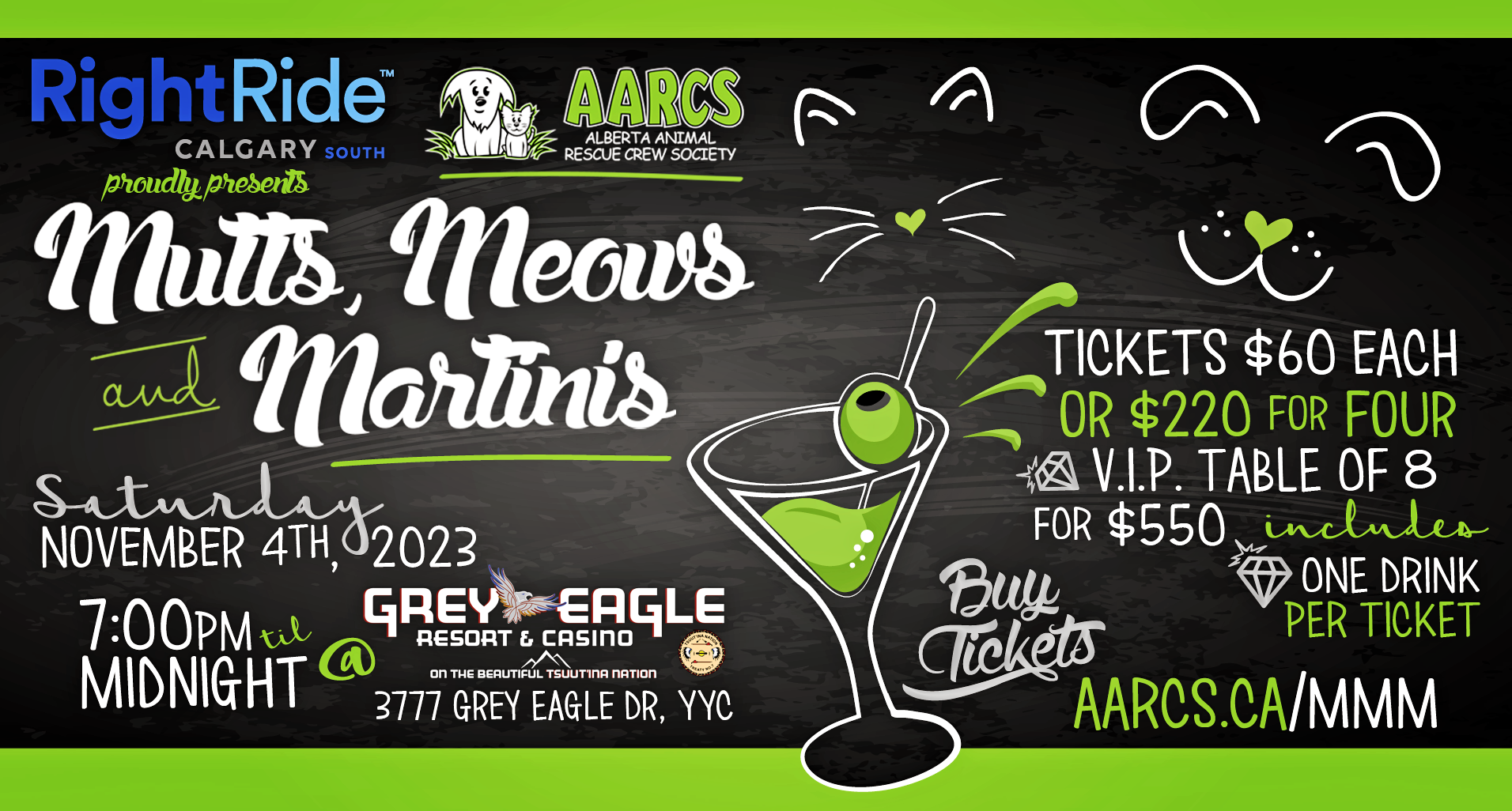 2023 Mutts Meows and Martinis